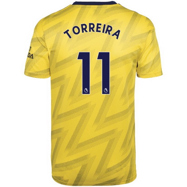 Camiseta Arsenal NO.11 Torreira Replica Segunda Ropa 2019/20 Amarillo